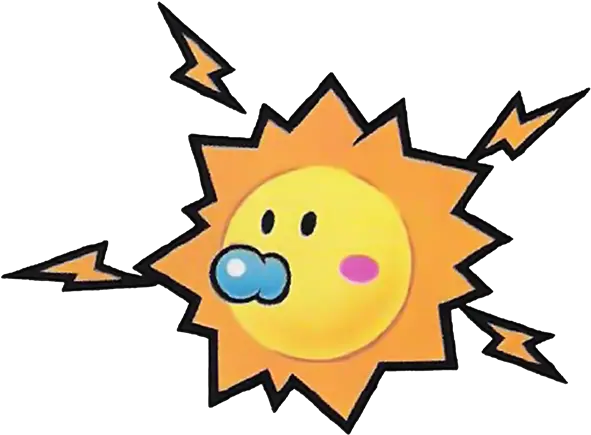 Watt Paper Mario Baby Sun Png Paper Mario Png