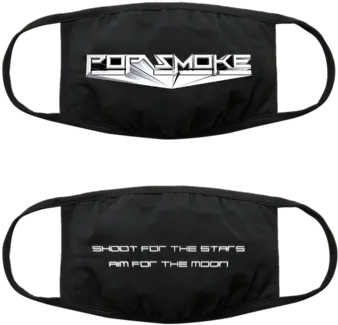 Pop Smoke Official Store Rolling Stones Face Mask Uk Png Vlone Logo