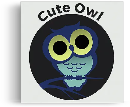 Cute Owl Circle Full Size Png Download Seekpng Dot Cute Owl Png