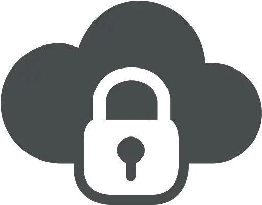 Password Protect Lock Cloud Computing Cloud Based Security Icon Png Cloud Computing Png