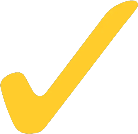 Yellow Flat Check Mark Transparent Png U0026 Svg Vector File Check Mark Checkmark Png Transparent