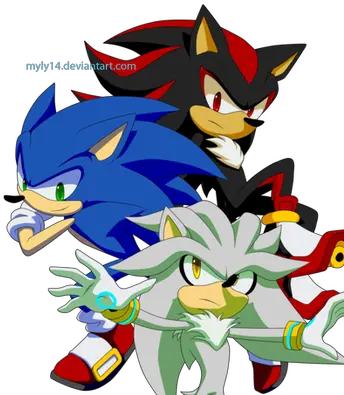 Sonic Silver Shadow To Cool Picmix Sonic Silver And Shadow Png Silver The Hedgehog Png