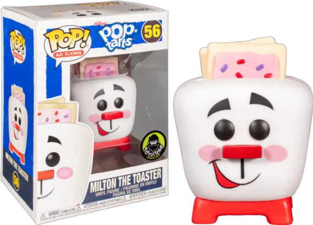 Pop Tarts Milton The Toaster Funko Popcultcha Vinyl Figure Png Icon