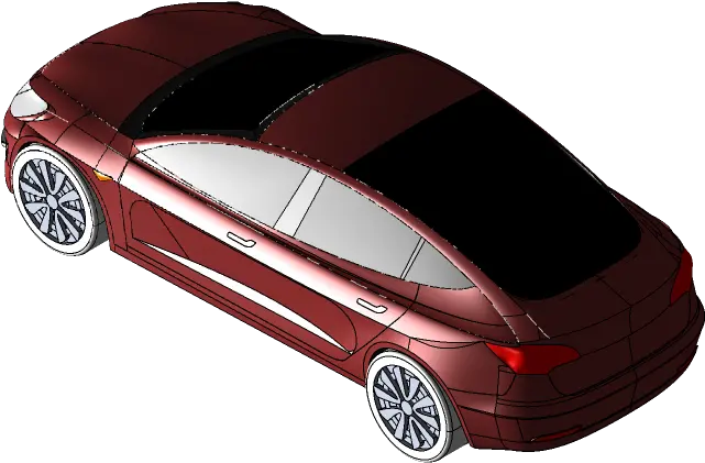 Tesla Model 3 3d Cad Library Grabcad Executive Car Png Tesla Model 3 Logo