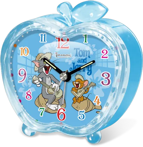 Lovely Cartoon Apple Shape Alarm Clock Quartz Clock Png Alarm Clock Png