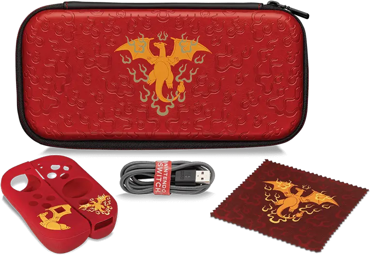 Switch Starter Kit Charizard Nintendo Switch Pokemon Cases Png Charizard Png