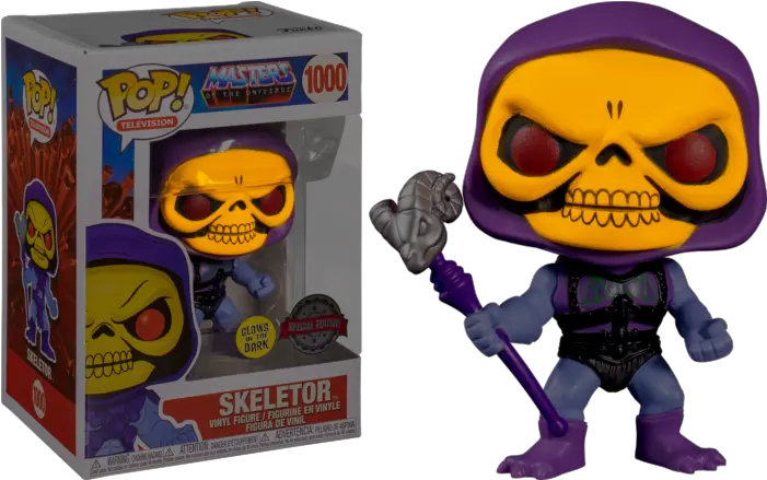 Masters Of The Universe Funko Pop Battle Armor Skeletor Gitd 1000 Pre Order Skeletor Png Skeletor Transparent