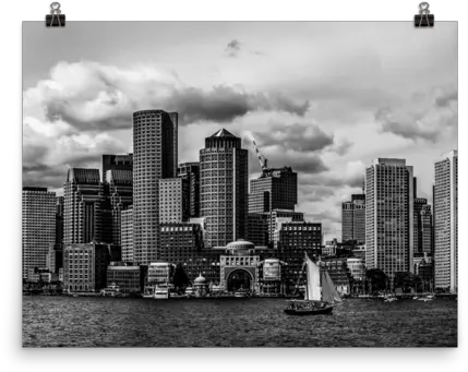 Boston Skyline Boston Harbor Png Boston Skyline Png