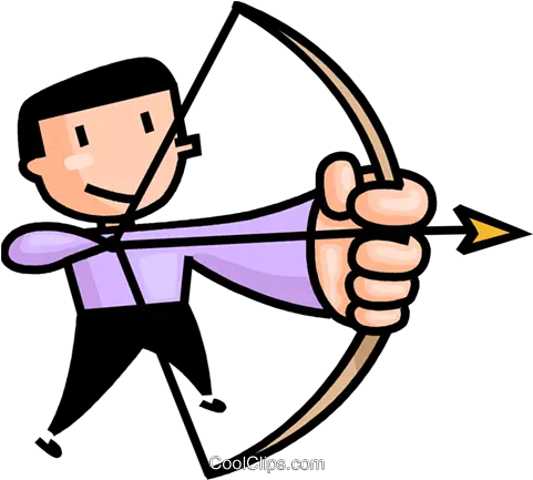 An Archer Taking Aim Royalty Free Vector Clip Art Archer Clip Art Png Archer Png