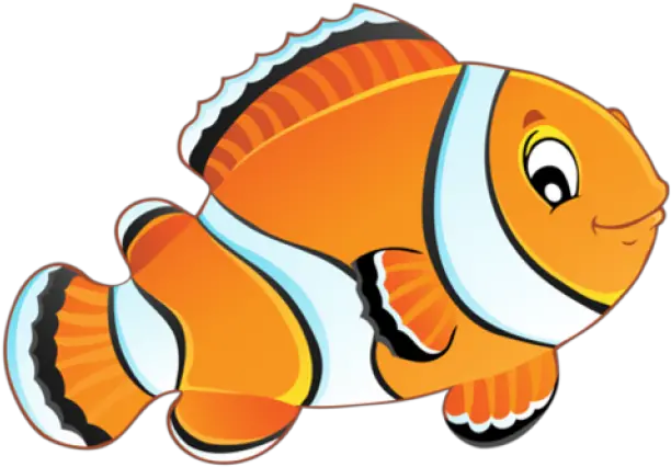 Clown Fish Clipart Gold Fish Cartoon Drawing Png Fish Clipart Transparent