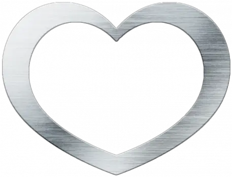 Special Day Silver Heart Graphic Solid Png Silver Heart Png