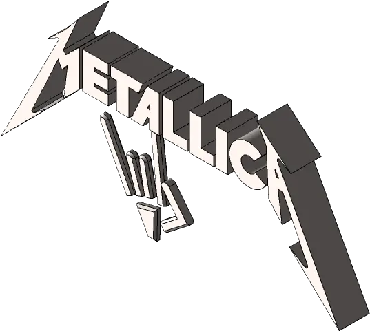 Metallica Logo Horizontal Png Metallica Logo Font