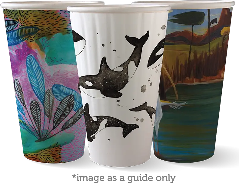 Art Series 16oz Double Wall Coffee Cup Dash Packaging Coffee Cup Png Double Cup Png