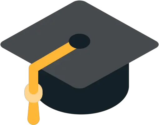 Graduation Cap Emoji Transparent Graduation Cap Emoji Png Grad Hat Png