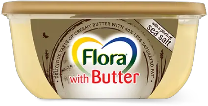 Flora With Butter Label Png Butter Transparent Background