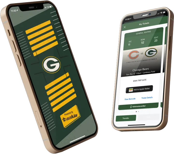 Packers Tickets Green Bay U2013 Packerscom Portable Png Nfl Mobile Icon