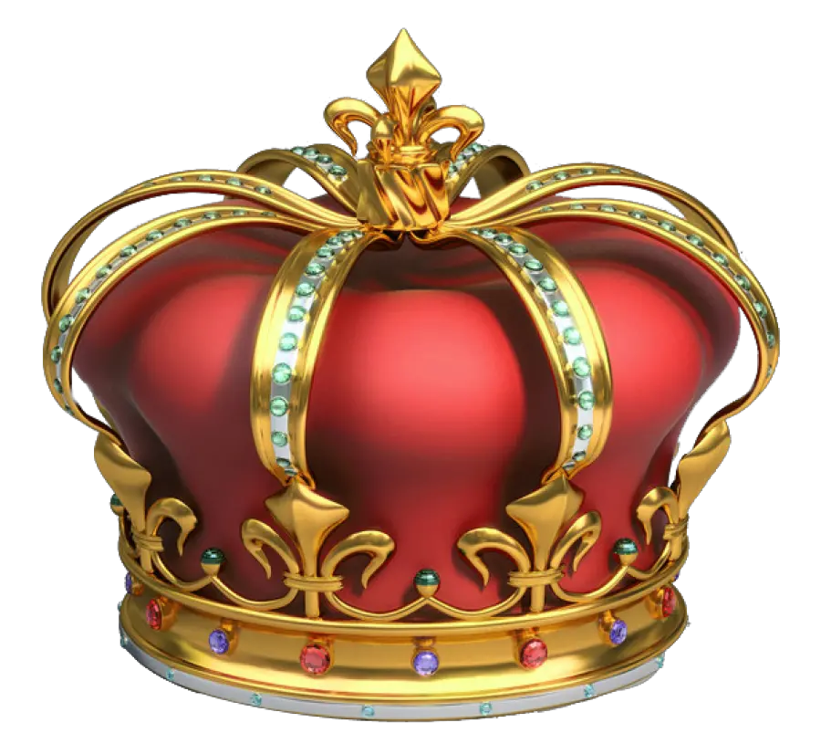 Golden Crown Png Image Coroa De Rainha Arte Crown Red And Gold King Crown Png