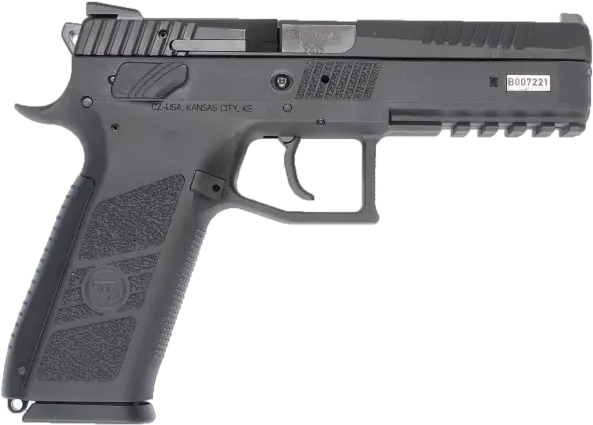Handgun Police Transparent Png Cz Shadow 2 Urban Grey Pistol Transparent
