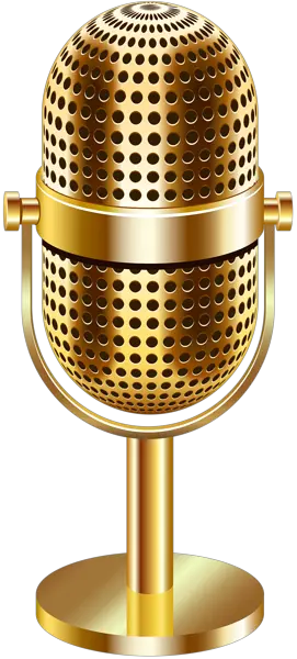 Microphone With Stand Png