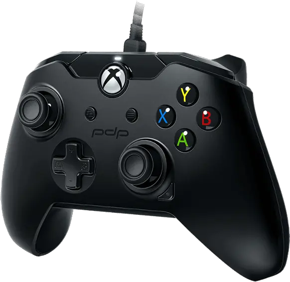 Xbox One Wired Controller Black Pdp Purple Controller Png Xbox One Controller Png