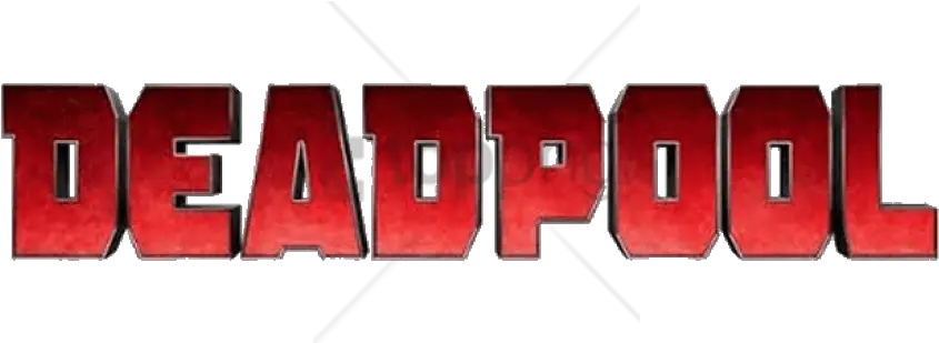 Download Hd Free Png Deadpool Movie Logo Image With Deadpool Letters Movie Logo Png