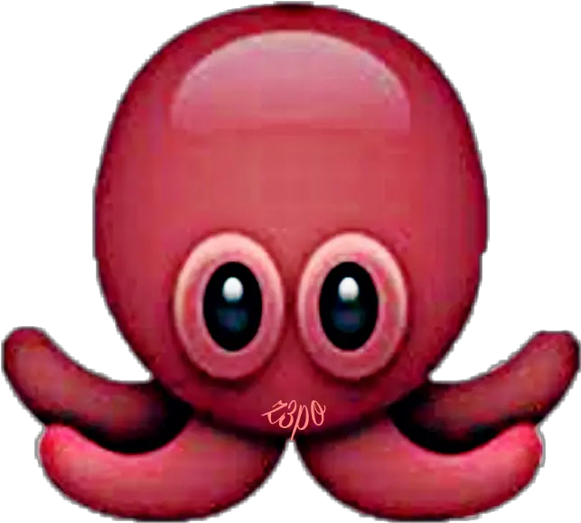 Mouth Clipart Giant Octopus Iphone Emoji Transparent Octopus Emoji Iphone Png Iphone Emoji Transparent