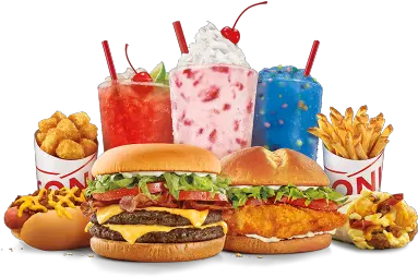 Fast Food Sonic Drive In Food Png Meal Png