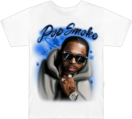 Pop Smoke Official Store Pop Smoke Homage T Shirt Png Shirt Transparent