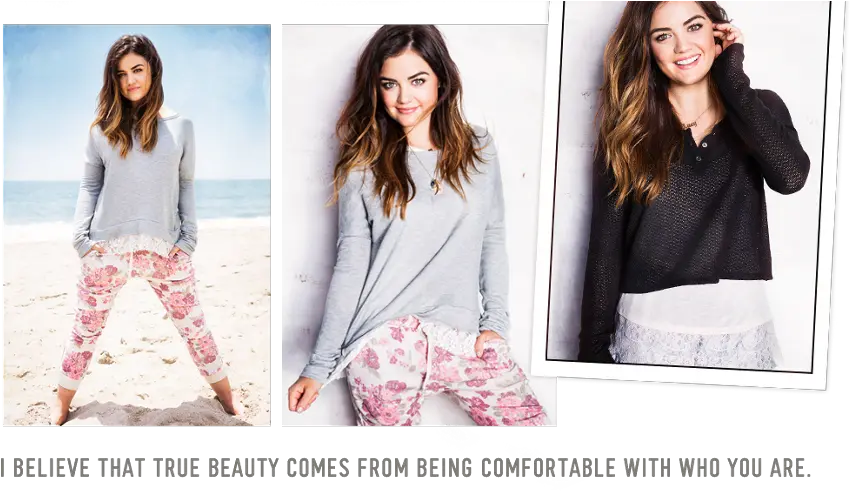 Lucy Hale Designs Hollister Collection Girl Png Lucy Hale Png