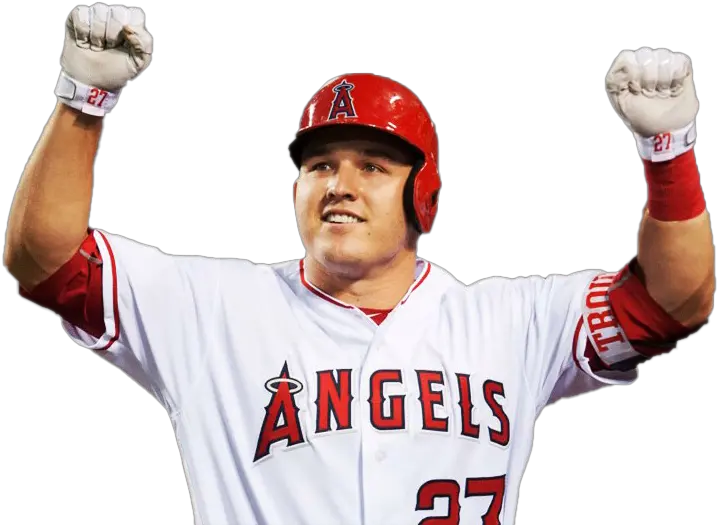 Mike Trout Transparent Background Png Arts Los Angeles Angels Of Anaheim Baseball Player Png