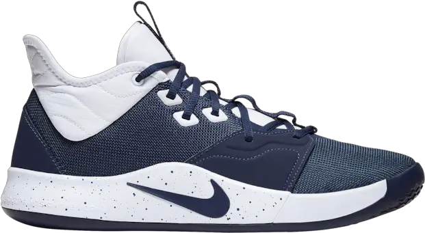 Nike Pg 3 Midnight Paul Pg 3 Blue And White Png Paul George Png