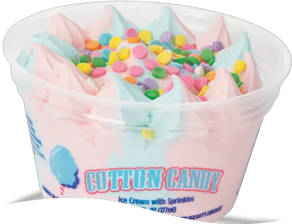 Novelty Dessert Cups Mixture Png Cotton Candy Transparent