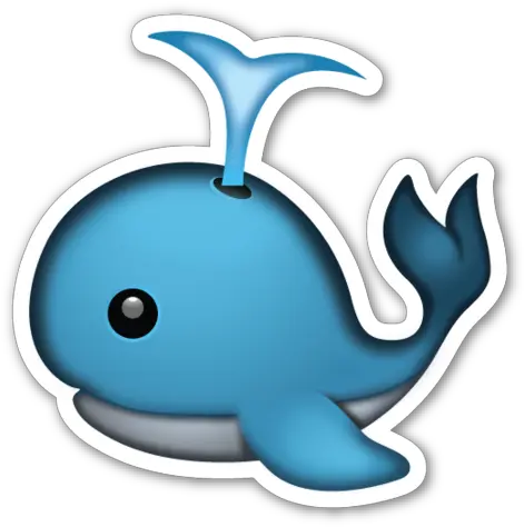Spouting Whale Emoji Stickers Backgrounds Emojis De Whatsapp Ballena Png Whale Clipart Png
