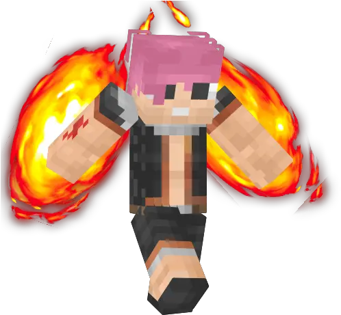 Natsu Dragneel Minecraft Skin Natsu Dragneel Minecraft Skin Png Natsu Dragneel Png