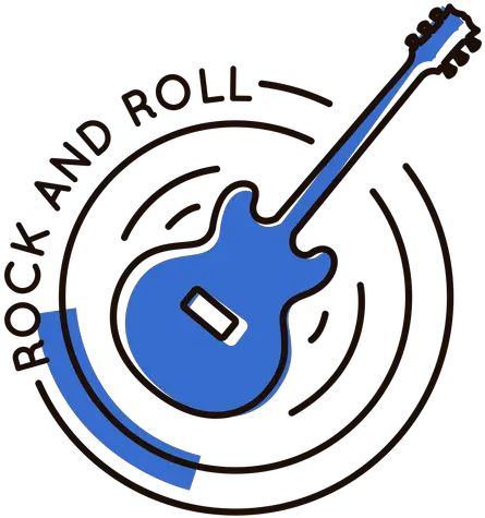 Rock Roll Guitar Symbol Transparent Png U0026 Svg Vector File Ministry Of Social Welfare South Sudan Rock And Roll Png