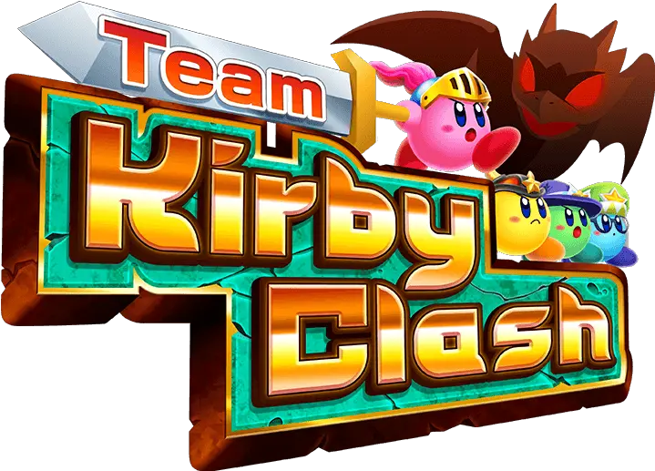 File Team Kirbyclashdeluxelogopng Soundtestfm Kirby Clash Deluxe Logo Kirby Png