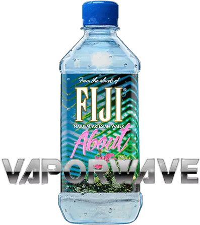 Fiji Bottle Png Picture 2220752 Fiji Water Vaporwave Png Vapor Wave Png