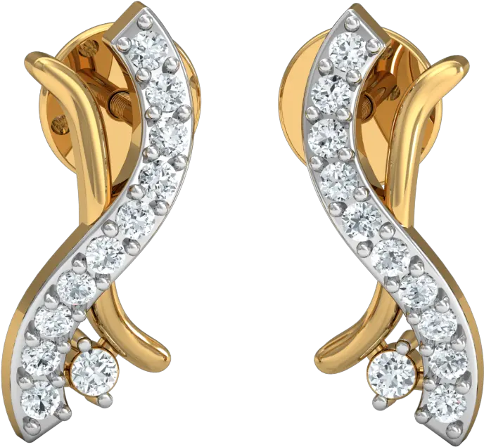 Cross Diamond Earring Tops Diamond Earrings Earrings Png Diamond Earring Png