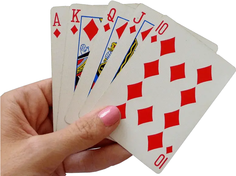 Poker Royal Flush Cards Transparent Background Png Image Hand Of Cards Png Nail Transparent Background