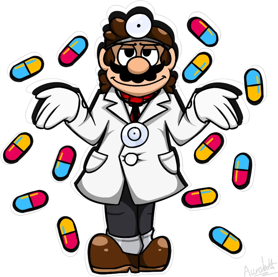 Dr Mario S Got A Pill Dr Mario Fan Art Png Dr Mario Png