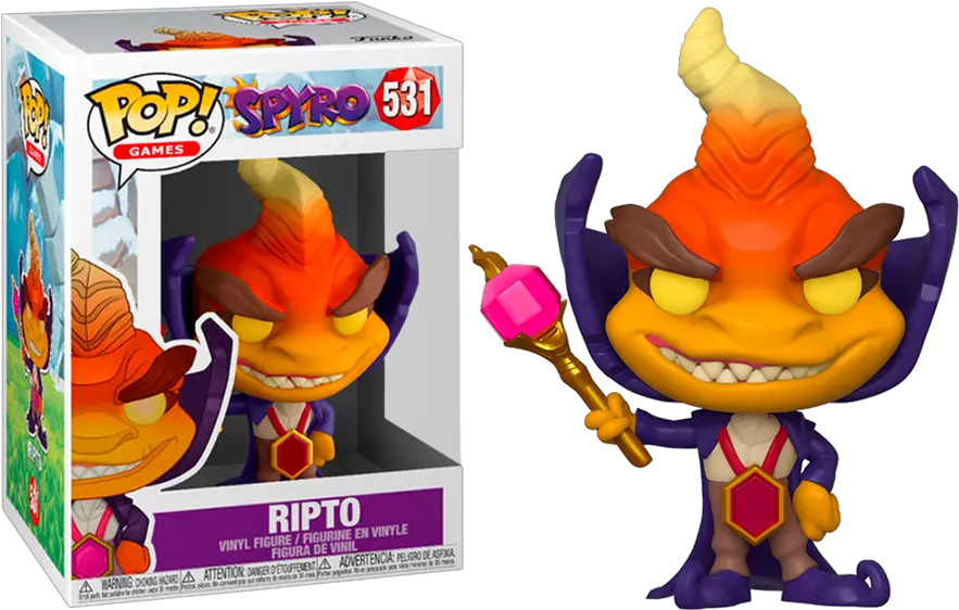 Ripto Funko Pop Spyro The Dragon Png Spyro Transparent