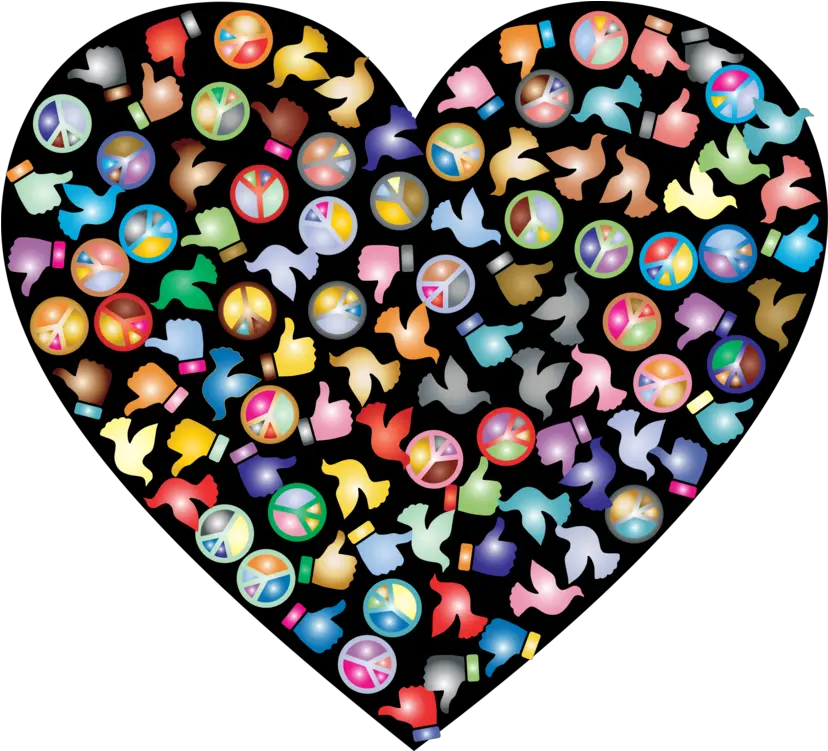 Heartconfectioneryglass Png Clipart Royalty Free Svg Png Heart Peace Emoji Png