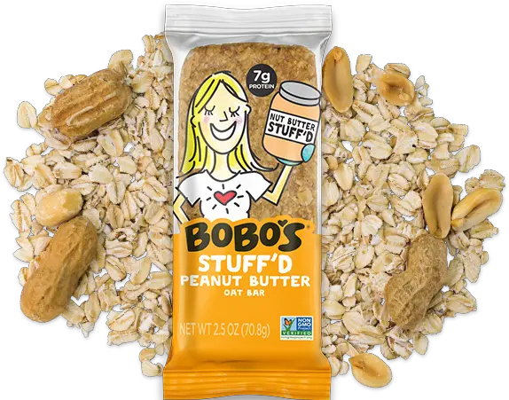 Oat Bar Stuffed With Peanut Butter Nut Png Peanut Transparent