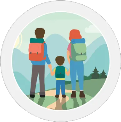 Outdoors For All Initiative Vector Hiking Family Freepik Png State Park Icon