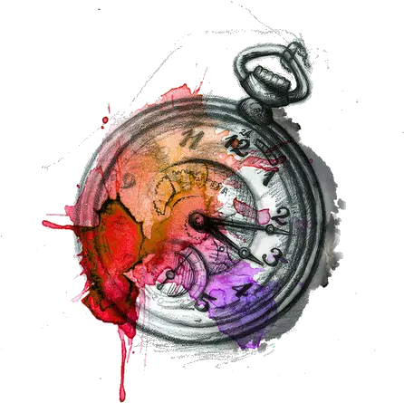 Fandom Related Transparent Images Masterpost Watercolor Clock Watercolour Png Transparent Tattoo Designs