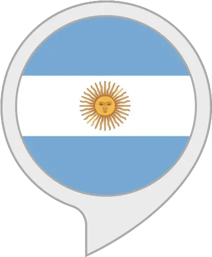 Amazoncom Argentina Facts Alexa Skills Argentina Flag Round Png Argentina Icon