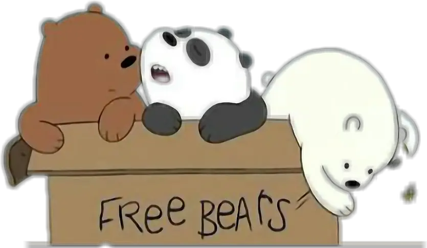 Library Of A Bear In Box Png Clip Art Free Files We Bare Bears In A Box We Bare Bears Png