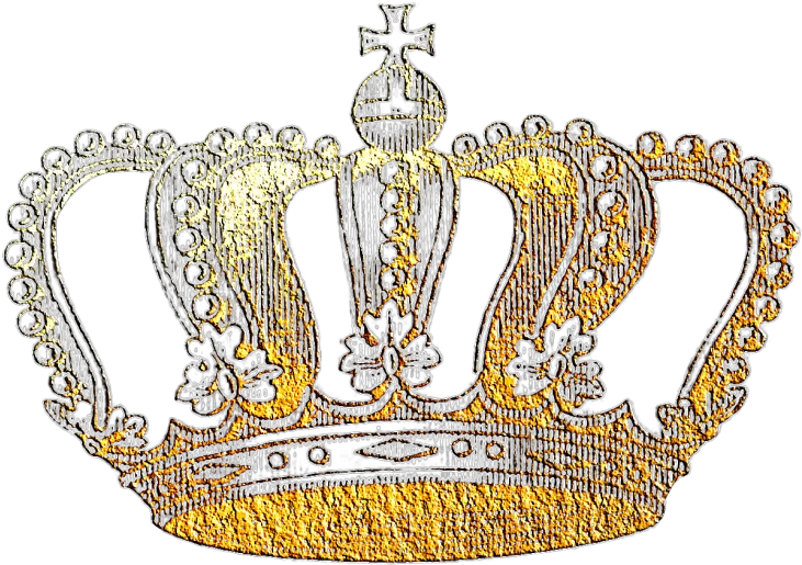 Gilded Vintage Crowns U2013 Free Printable Scraps Royal Faux Gold Crown Clipart Transparent Background Png Crown Image Transparent Background