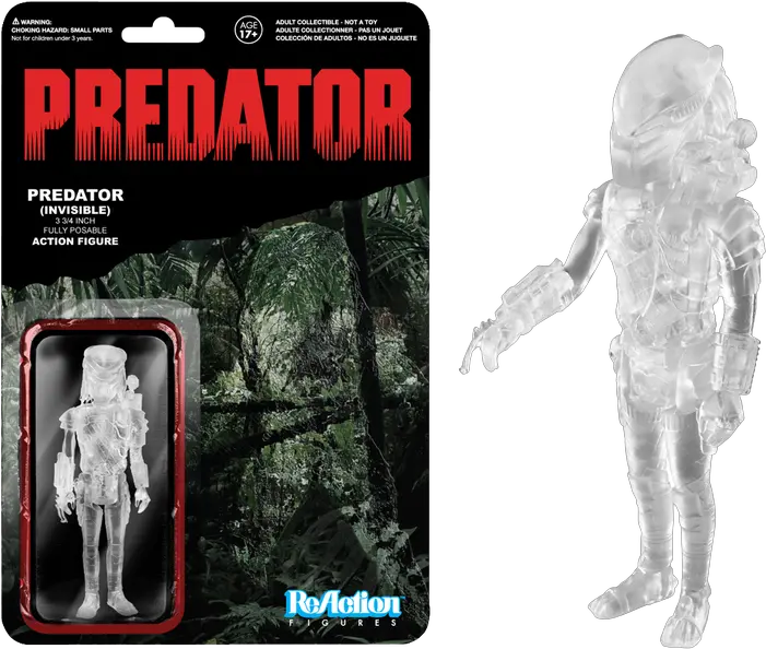 Predator Invisible Reaction Figure Retrospace Predator Reaction Figure Png Predator Png