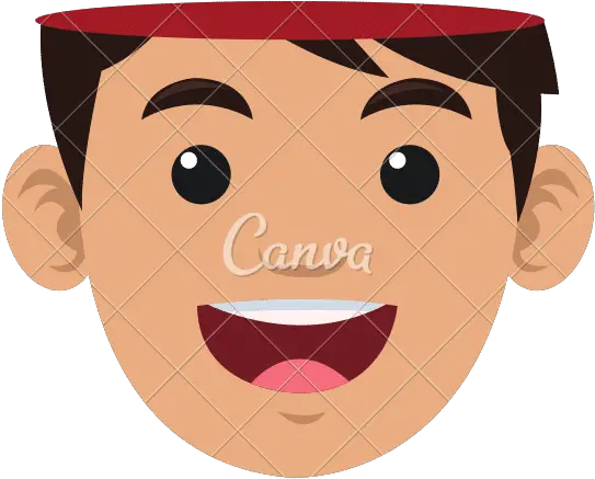 Open Human Head Icon Canva Cara De Hombre Feliz Png Person Head Icon